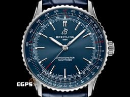 BREITLING 百年靈 Navitimer 41 航空計時系列 A17329161C1P1 <font color="#05f0f0">藍色面盤</font>&nbsp;不鏽鋼 <font color="#FF0000">2026年保單 保有原廠膠膜</font>&nbsp;自動上鍊 41mm