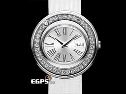 PIAGET 伯爵 Possession  P10866  G0A36187 18K白金材質 <font color="#05f0f0">原廠鑲嵌37顆鑽石錶圈（重約0.70克拉） 時尚女錶</font> 石英機芯 29mm