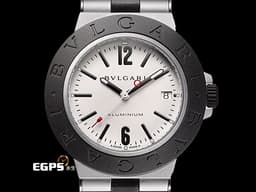 BVLGARI 寶格麗 Bulgari Aluminium系列 103382&nbsp;<font color="#e2e2e2">鋁合金+鈦金屬材質</font>&nbsp;<font color="#4F4F4F">黑色橡膠刻度錶圈</font>&nbsp;大三針&nbsp;<font color="#FF0000">2025年保卡</font>&nbsp;自動上鍊 40mm