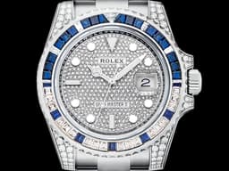 ROLEX 勞力士 GMT-Master II 116710LN 格林威治型 116710 LN 兩地時區 陶瓷框 <font color="#FF0000">這個精鑲藍寶石鑽框和滿天星鑲鑽面盤，讓您花少少的錢，卻有著完全不同的感覺，價值感百萬等級</font>  <font color="#FF0000">，不想到處撞錶跟別人一樣</font> 自動上鍊 40mm