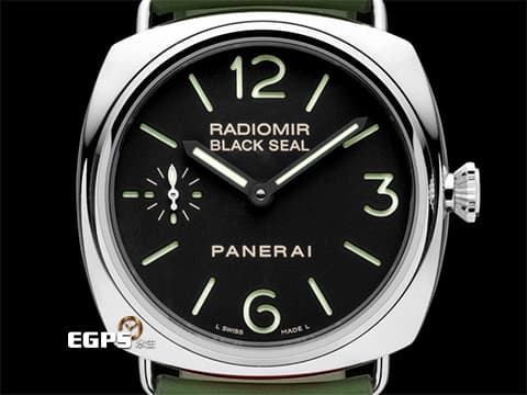 PANERAI 沛納海 RADIOMIR BLACK SEAL PAM00183 台灣公司貨&nbsp;PAM183 不鏽鋼 小秒針 手上鍊 45mm
