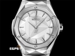 HUBLOT 宇舶 Classic Fusion 經典融合 ORLINSKI 聯名款&nbsp; 550.NS.2200.NS.ORL22&nbsp;鈦金屬&nbsp;<font color="#bababa">3D立體切面錶殼呈現鑽石般折射光澤</font>&nbsp;<font color="#ff0000">2025年保單</font> 自動上鍊 40mm