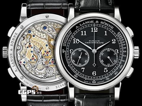 A.LANGE &amp; SOHNE 朗格 1815系列 414.028 18K白金材質&nbsp;計時功能&nbsp;2022年保單 手動上鍊 39.5mm