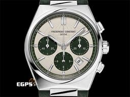 Frederique Constant 康斯登 Highlife Automatic Chronograph 雋雅系列 <font color="#ada9a9">白熊貓面盤</font> 計時碼表 FC-391SGR4NH6 不鏽鋼 <font color="#FF0000">&nbsp;2025年台灣公司貨</font><font color="#ff0000">&nbsp;快拆裝置 附原廠金屬錶帶 限量1888只</font>&nbsp;自動上鍊 41mm