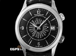 Jaeger Le-Coultre 積家 JLC錶 Master Control Memovox International 大師系列 Q1418471&nbsp;世界時區 響鈴 鬧鈴 174.8.96 不鏽鋼<font color="#05f0f0">&nbsp;</font><font color="#ff0000">限量750支 台灣公司貨</font>&nbsp;自動上鍊 40mm