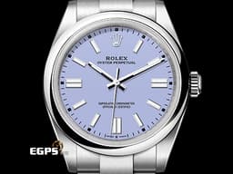 ROLEX 勞力士 Oyster Perpetual 41 蠔式恆動型 134300 <font color="#efc6fb">薰衣草紫色面盤 賭桌綠</font>&nbsp;經典 OP41 大三針 不鏽鋼 <font color="#ff0000">2026年保卡</font>&nbsp;自動上鍊 41mm