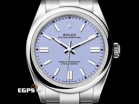 ROLEX 勞力士 Oyster Perpetual 41 蠔式恆動型 134300 薰衣草紫色面盤 賭桌綠&nbsp;經典 OP41 大三針 不鏽鋼 2026年保卡&nbsp;自動上鍊 41mm
