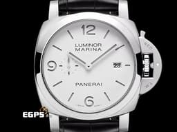 PANERAI 沛納海 Luminor Marina PAM3314 PAM03314 不鏽鋼材質 <font color="#05f0f0">白色面盤 PAM快速裝卸系統™</font><span style="font-size: 10pt;">&nbsp;</span><font color="#FF0000" style="font-size: 10pt;">2026年保卡</font><span style="font-size: 10pt;">&nbsp;自動上鍊 44mm</span>