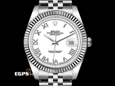 ROLEX 勞力士 DATEJUST 116234 蠔式 經典 不鏽鋼材質 白色面盤 立體羅馬數字時標 2018年保卡 台灣公司貨 自動上鏈&nbsp;36mm