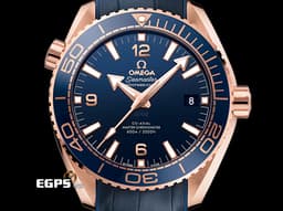 OMEGA 歐米茄 Planet Ocean 600&nbsp;21563442103001 18K玫瑰金材質 <font color="#05f0f0">藍色陶瓷單向旋轉錶圈、錶殼</font>&nbsp;<font color="#FF0000">2025年保卡 新錶訂價：999,000元&nbsp;</font>同軸擒縱 自動上鏈 43.5mm