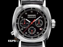 PANERAI Ferrari 沛納海 法拉利 FER0020 不鏽鋼材質&nbsp;<font color="#0582f5">法拉利聯名款</font>&nbsp;<font color="#ff0000">八日鏈 動力儲存顯示</font> 計時腕錶 手動上鏈 45mm