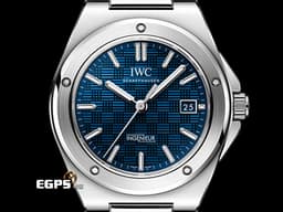 IWC 萬國 Ingenieur 40 工程師系列 IW328907 <font color="#70cce1">藍色網格紋面盤</font> 五日鍊 不鏽鋼 <font color="#FF0000">Gérald Genta尊達大師強勢回歸 重新演繹工程師SL腕錶 2025年保卡</font> 自動上鍊 40mm