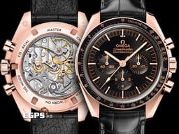OMEGA 歐米茄 Speedmaster 超霸 登月錶 31063425001001 18K玫瑰金材質 同軸擒縱 <font color=#ffffff>陽極處理的鋁錶錶圈</font> <font color=#FF0000>2022年保卡</font> 手動上鏈 42mm