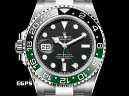 ROLEX 勞力士 GMT-Master II 格林威治型 126720 VTNR <font color="#00ff7f"> 綠黑框 雪碧 左冠錶</font> 126720VTNR <font color="#FF0000">勞力士罕見左冠錶  2024年新式保卡</font><font color="#00FFFF">三板蠔式錶帶</font> 自動上鍊 40mm