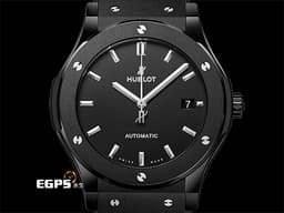 HUBLOT 宇舶 Classic Fusion 經典融合 511.CM.7170.RX <font color="#05f0f0">黑陶瓷材質&nbsp;啞光黑色面盤 </font>大三針 <font color="#FF0000">2025年保單</font> 自動上鍊 45mm