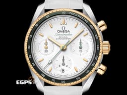 OMEGA 歐米茄 Speedmaster 超霸 速霸 32423385002001 不鏽鋼&nbsp;<font color="#efd44e">18K黃金 半金款</font>&nbsp;計時碼錶 同軸擒縱&nbsp;<font color="#FF0000">2023年保卡&nbsp;</font>自動上鍊 38mm