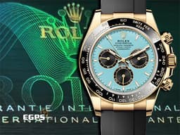 ROLEX 勞力士 Daytona 迪通拿 126518LN 計時碼表 18K黃金材質 陶瓷錶圈<font color="#05f0f0">&nbsp;Tiffany 蒂芬妮 綠松石色面盤</font><font color="#FF0000">&nbsp;</font><font color="#fafa01">2026年 新式木質保卡&nbsp;</font><font color="#FF0000">&nbsp;</font>賽車錶 自動上鍊 40mm