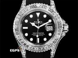 ROLEX 勞力士 Yacht-Master 遊艇名仕型 226679TBR 黑色面盤<font color="#FFFF33"> 勞力士停產隱藏版</font> <font color="#FF0000"><font color="#00D6D6"> 18K白金材質 原廠鑲嵌鑽石錶圈&nbsp;</font>2023年保卡&nbsp;<font color="#FFFF33">大顆的頂級遊艇</font> </font> 42mm