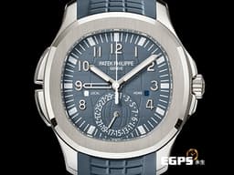 Patek Philippe 百達翡麗 PP錶 Aquanaut 5164G-001 旅行家 海底探險家 兩地時間 畫夜顯示 手雷 <font color="#ff0000">首款白K金材質旅行時間系列</font> <font color="#05f0f0">瑩潤灰藍色錶盤</font> 突顯現代和悠閒時尚風格 年輕帥氣收藏家首選 <font color="#05f0f0">2025年保單</font> 40mm