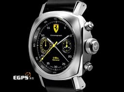 PANERAI Ferrari 沛納海 法拉利 FER00025 不鏽鋼材質&nbsp;<font color="#0582f5">法拉利聯名款 1/8 Second 閃電追針計時 </font><font color="#ff0000">限量300支</font>&nbsp;手動上鏈 45mm
