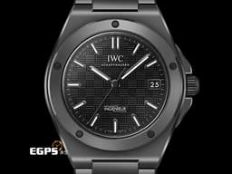 IWC 萬國 Ingenieur 42 工程師系列 IW338903 <font color="#05f0f0">黑色陶瓷材質 專賣店限定款 工程師系列獨特網格風格結構面盤</font>&nbsp;<font color="#ff0000">僅試戴極新品</font>&nbsp;<font color="#ff0000">2025年保卡</font>&nbsp;自動上鍊 42mm