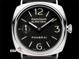 PANERAI 沛納海 Radiomir Black Seal PAM00183 黑豹 <font color="#95e684">經典三明治夜光面盤</font> 不鏽鋼 小秒針 復古 洋蔥頭錶冠 PAM183&nbsp;<font color="#FF0000">台灣公司貨</font>&nbsp;手上鍊 45mm