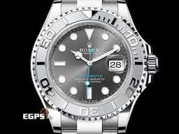ROLEX 勞力士 Yacht-Master 遊艇名仕 126622 <font color="#aaaaaa">灰面藍針</font> 不鏽鋼 鉑金錶圈 最新式3235新機芯 <font color="#ff0000">2019年台灣公司貨</font>  自動上鍊 40mm