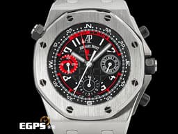 Audemars Piguet 愛彼 AP錶 Royal Oak Offshore 皇家橡樹 離岸型 <font color="#bb0707">Alinghi Polaris 阿靈基 帆船隊 北極星</font> 帆船盃 26040ST.OO.D002CA.01 飛返 計時碼表 不鏽鋼 26040 ST <font color="#ff0000">限量1935只 特殊錶盒</font> 自動上鍊&nbsp;42mm