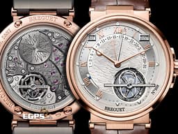 BREGUET 寶璣 Marine Tourbillon Equation Marchante 5887BR/12/9WV 18K玫瑰金材質 <font color="#05f0f0">鈦金屬框架</font><font color="#05f0f0">陀飛輪 萬年曆、時間等式、動力儲存顯示功能 手工雕刻圖案錶背</font>&nbsp;<font color="#FF0000">2025年保單 官方新錶訂價：8,123,000元</font> 自動上鍊 43.9mm