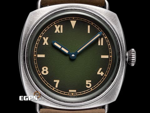 PANERAI 沛納海 Radiomir California PAM1349 PAM01349 不鏽鋼材質&nbsp;經典漸層綠色加州面盤、藍鋼指針、Plexiglas樹脂風防 原味復刻&nbsp;八日鍊&nbsp;2023年保卡&nbsp;手上鍊 45mm