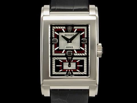 ROLEX 勞力士 Cellini PRINCE 徹里尼 王子系列 5443/9 停產絕版系列&nbsp;18K白金材質 整支重約3.08兩&nbsp; 手動上鏈 27x42mm
