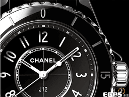 CHANEL 香奈兒 J12 Black Ceramic H5697 <font color=#4F4F4F>黑陶瓷</font> 經典 大三針 <font color=#FF0000>2024年台灣公司貨 專利不鏽鋼蝴蝶扣</font> 石英腕錶 33mm