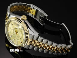ROLEX 勞力士 Sky-Dweller 336933 蠔式 天行者 <font color="#f5dea8">18K黃金材質 半金款 最新9002機芯 皇帝金色面盤</font>&nbsp;兩地時間 年曆錶 沙羅系統 經典三角坑紋錶圈 <font color="#FF0000">2025年保卡 紀念型（Jubilee）五銖錶帶</font> 自動上鍊 42mm