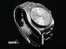 ROLEX 勞力士 Oyster Perpetual 蠔式恆動型 114200 銀色面盤 大三針 OP34 中型&nbsp;<font color="#ff0000">經典3 6 9數字時標&nbsp;2018年保卡</font> 自動上鏈 34mm