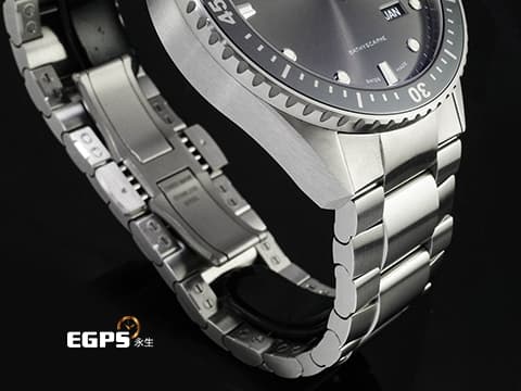 BLANCPAIN 寶鉑 五十噚系列 5071 1110 71S 不鏽鋼材質 鏈帶款&nbsp;灰色流星放射飾紋 年曆錶&nbsp;2024年保卡 台灣公司貨 錶友未使用蒐藏品 官方訂價：993,000元&nbsp;自動上鍊 43mm