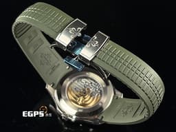 Patek Philippe 百達翡麗 PP錶 Aquanaut Jumbo 海底探險家 5168G-010 <font color="#63c522">卡其綠色 </font>大三針 18K白金材質 5168 G 手雷 海探&nbsp;<font color="#FF0000">最新款按動式摺疊帶扣 2025年保單</font>&nbsp;自動上鍊 42.2mm