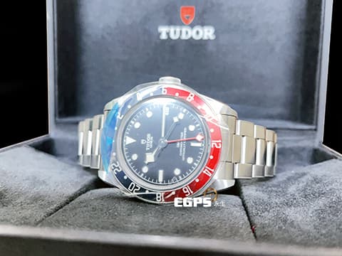 TUDOR 帝舵 Black Bay GMT 碧灣 79830RB 兩地時間 可樂圈 紅藍圈 79830 RB 復古 雪花針 不鏽鋼 Pepsi 百事圈 2020年保卡 原廠膠膜&nbsp;潛水錶 自動腕錶 41mm