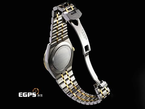 TUDOR 帝舵 Royal Day-Date 皇家系列 28603-0008 18K黃金材質 半金款&nbsp;&nbsp;巧克力棕色面盤 原廠鑲嵌鑽石時標 星期、日期顯示窗&nbsp;2026年保卡&nbsp;自動上鍊 41mm