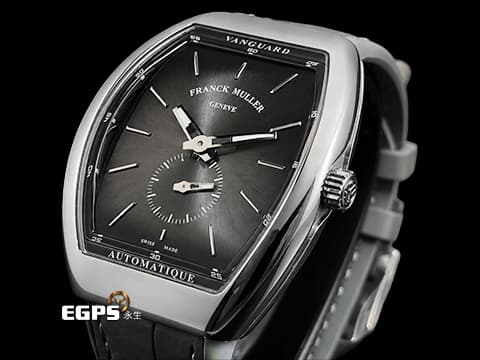 Franck Muller 法蘭穆勒 FM錶 Vanguard系列 V 41 S S6 AT FO SFUMATO (TT)-AC 不鏽鋼材質&nbsp;灰色Sfumato漸層面&nbsp;輕薄酒桶型 2026年保單 自動上鍊 41×49.95mm