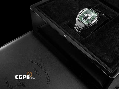Franck Muller 法蘭穆勒 FM Vanguard V41 S S6 不鏽鋼材質 V41 薄荷綠色面盤&nbsp;&nbsp;2026年保卡&nbsp;自動上鏈 41x49.95mm