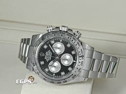 ROLEX 勞力士 Cosmograph Daytona 宇宙計時型 迪通拿 126509G&nbsp;<font color="#fa00fa">原廠鑽石時標 黑熊貓面盤</font>&nbsp;126509 G 計時碼表 18K白金材質 賽車錶 <font color="#ff0000">新款4131型機芯&nbsp;2025年保卡</font> 自動上鏈 40mm