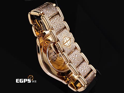 PATEK PHILIPPE  百達翡麗 PP Twenty~4 7300/1450R-001 18K玫瑰金材質 滿天星鑽石面盤 原鑲鑲嵌3,238顆鑽石（共約17.21克拉）2021年保單 僅試戴收藏 一手錶未整理 新錶訂價：14,043,000元&nbsp;自動上鏈 36mm