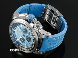 Carl F. Bucherer 寶齊萊 Patravi ChronoGrade 柏拉維 00.10620.08.53.2 三地時間顯示 GMT 不鏽鋼材質 <font color="#70cce1">藍色面盤、原廠橡膠錶帶</font> <font color="#FF0000">2020年保卡 台灣公司貨</font> 自動上鍊 46.6mm