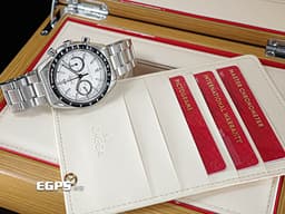 OMEGA 歐米茄 Speedmaster Racing 超霸 32930445104001 計時碼表 <font color="#FFFFFF">熊貓面盤</font>&nbsp;不鏽鋼 同軸擒縱 <font color="#FF0000">2021年保單</font> 賽車錶 自動上鍊 44.25mm