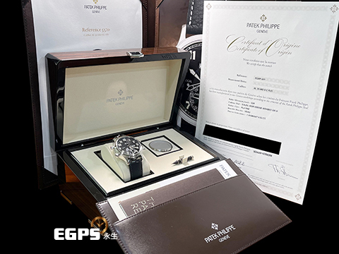 Patek philippe 百達翡麗 PP錶 Grand Complications 超級複雜功能時計 Travel Time Alarm 5520P-001 兩地時間 響鈴腕錶 PT950 鉑金材質 2022年保單 新錶參考訂價：9,158,000元&nbsp;自動上鍊42.2mm