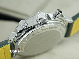 BREITLING 百年靈 Top Time B01 Racing 系列 AB0177 計時碼表&nbsp;<font color="#058703">綠熊貓配色面盤</font>&nbsp;不鏽鋼&nbsp;AB01771A1L1X1 復古 賽車錶&nbsp;<font color="#FF0000">自製機芯 限量750支 2026年保單 </font>自動上鍊 38mm