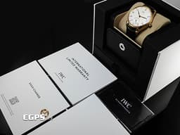 IWC 萬國錶 葡萄牙系列 IW358306 18K玫瑰金材質 <font color="#05f0f0">鍍銀面盤</font>&nbsp;<font color="#05f0f0">金質指針</font> <font color="#FF0000"> 2025年保卡 台灣公司貨&nbsp;</font>自動上鍊 40mm