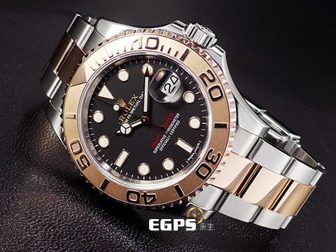 ROLEX 勞力士 Yacht-master 116621 遊艇名仕型  不鏽鋼&amp;18K玫瑰金材質 半金款  2017年保卡  自動上鍊 40mm