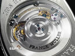Franck Muller 法蘭穆勒 FM Vanguard Lady Slim Vintage V35 S <font color="#05f0f0">銀灰色面盤 原廠鑲嵌308顆頂級天然美鑽（約4.44克拉）</font>小秒針 不鏽鋼材質&nbsp;<font color="#ff0000">2025年保單</font> 自動上鍊 35x46.3mm