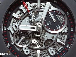 Hublot 宇舶 Big Bang 大爆炸 Unico  411.CI.1170.RX  <font color="#ededed">黑色陶瓷材質</font>&nbsp;<font color="#ff0000">2018年保卡</font> 飛返計時碼錶 自動上鍊 45mm